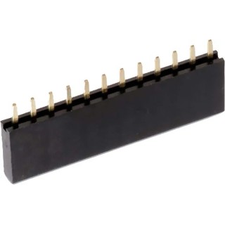 Wurth Elektronik WR-PHD Series Straight Through Hole PCB Socket, 5-Contact, Single Row, 2.54mm Pitch, Solder 61300511821