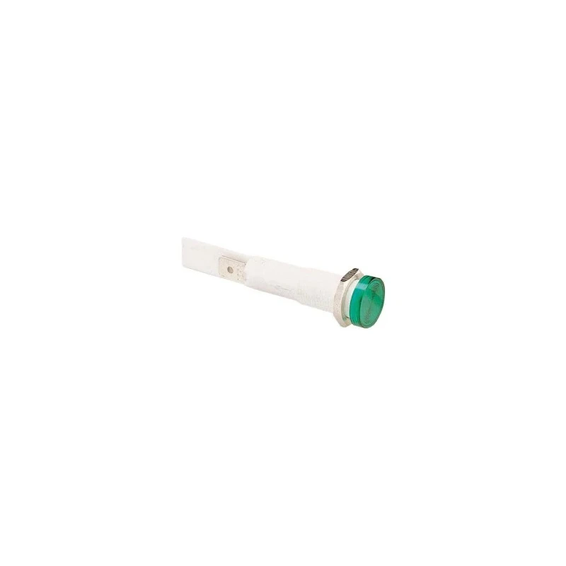 Bulgin Vandal Resistant LED Panel Mount Indicator, 7.1 mm, Tab Termination, Amber, 230V DC, IP67, IP66 L024500MAA