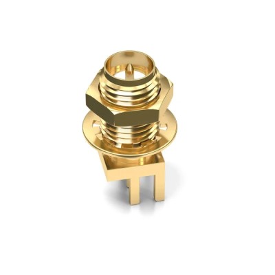 Wurth Elektronik WR-RPSMA Series Surface Mount SMA Coaxial Connector, Female, 50 Ω, Straight Body, Solder 63012242121508