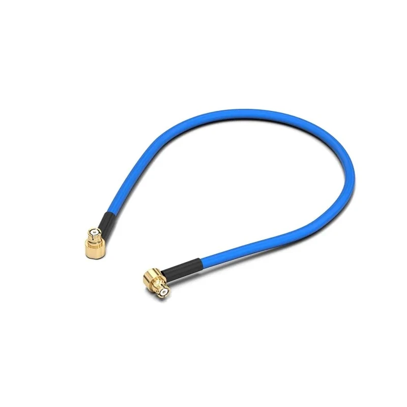 Wurth Elektronik SMP Series RF Coaxial Cable, 152.4 mm, 50 Ω, Terminated, Beryllium Copper Alloy, Black Jacket 65503521215301