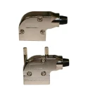 Norcomp Zinc Alloy Right Angle D-Sub Backshell, 15 Way, High Density, Strain Relief, 981-015-030R121