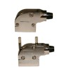 Norcomp Zinc Alloy Right Angle D-Sub Backshell, 15 Way, High Density, Strain Relief, 981-015-030R121