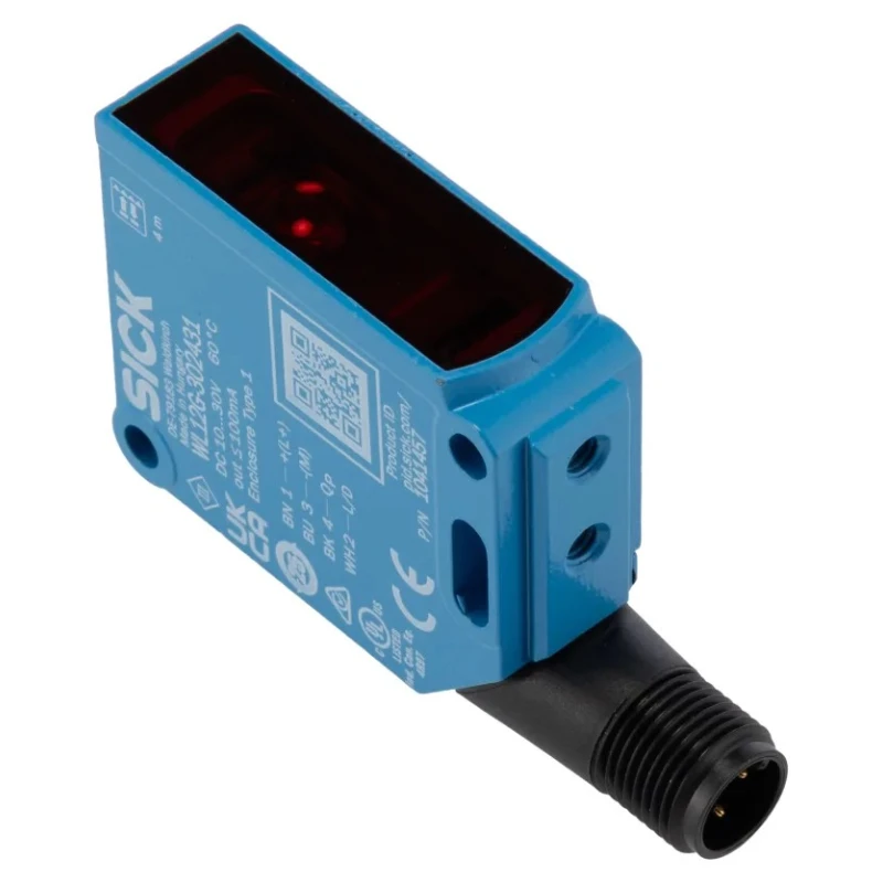 SICK Retroreflective Photoelectric Sensor Block, 4 m Detection, PNP Output, IP66/IP67/IP69K, LED, M12 Connector WL12G-3O2431