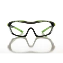 Riley ARION Anti-Mist Safety Glasses, Clear Polycarbonate Lens, Green/Black Frame, Tr90 Thermoplastic RLY00021
