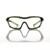 Riley ARION Anti-Mist Safety Glasses, Clear Polycarbonate Lens, Green/Black Frame, Tr90 Thermoplastic RLY00021