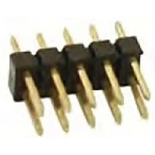 Amphenol Communications Solutions EconoStik Vertical Through Hole Pin Header, 6 Contacts, 2.54 mm Pitch 10129381-906001BLF