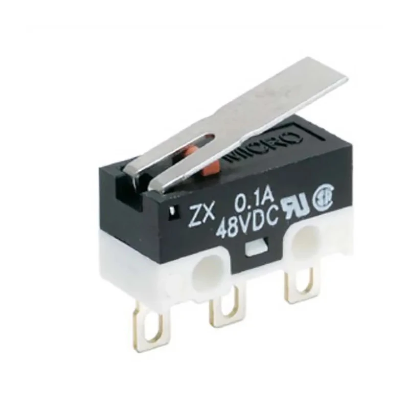 Honeywell Roller Lever Micro Switch Right Angle PCB Terminal, 100mA, 125V AC, 60V DC, SPDT ZX10E50F01