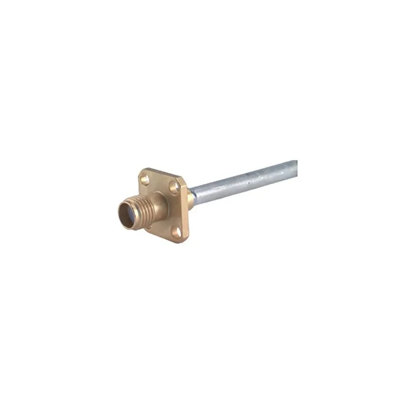 Huber+Suhner Coaxial Connector Flange Female SMA 50 Ohm, Straight Body Solder, Gold Plating, 18GHz 25_SMA-50-3-15/111_NE