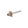 Huber+Suhner Coaxial Connector Flange Female SMA 50 Ohm, Straight Body Solder, Gold Plating, 18GHz 25_SMA-50-3-15/111_NE