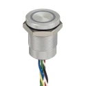 APEM Capacitive Switch Latching, Momentary, Illuminated, Green/Red LEDs, Aluminium Body, NPN Output CPB2210000NGSC