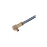 Huber+Suhner Coaxial Connector Cable Male MCX, 50 Ω, Right Angle, Crimp, Brass Body 16_MMCX-50-2-2/111_OH