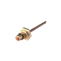 Huber+Suhner BMA Coaxial Connector, Cable Mount, Male, 50 Ω, Straight, Solder, Gold-Plated Body, 18 GHz 14_BMA-50-2-2/111_NE