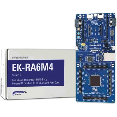 Renesas Electronics RA6M4 Group Evaluation Kit ARM Cortex M33 Microcontroller Board RTK7EKA6M4S00001BE