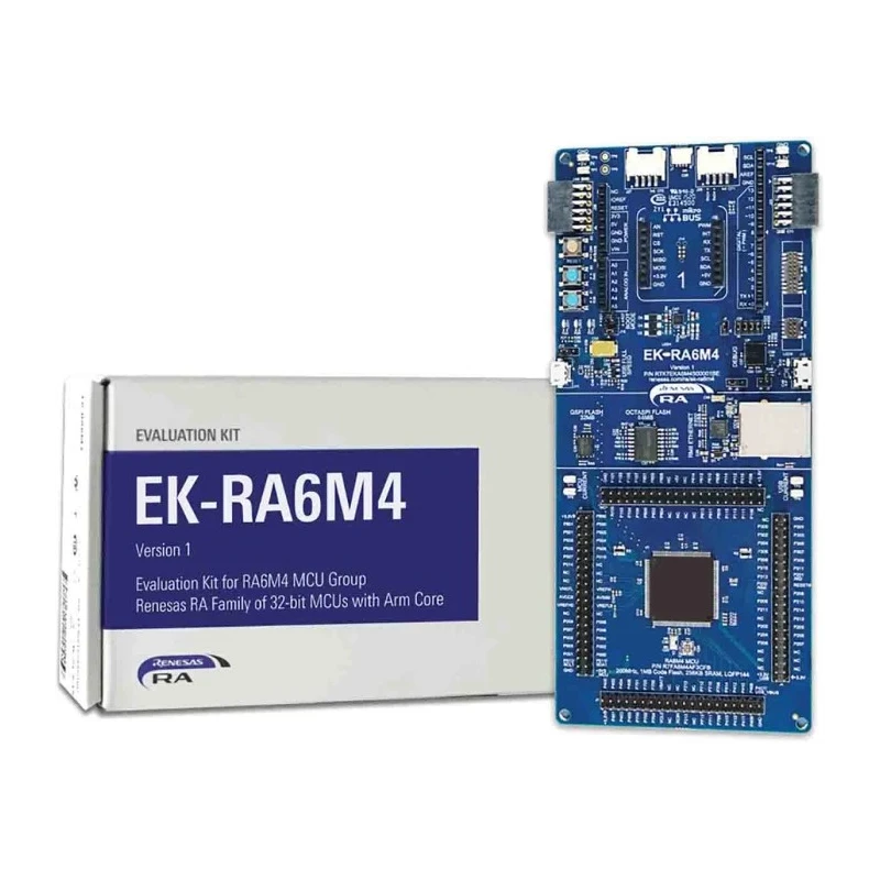 Renesas Electronics RA6M4 Group Evaluation Kit ARM Cortex M33 Microcontroller Board RTK7EKA6M4S00001BE