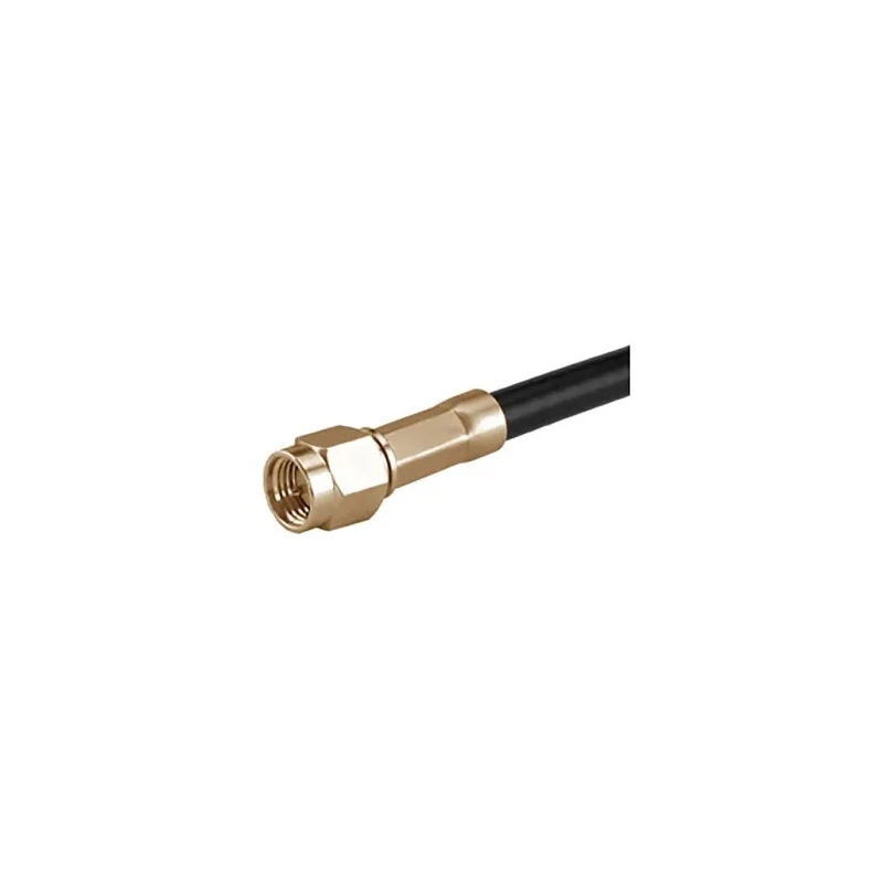 Huber+Suhner SMA Coaxial Connector Cable Male, 50 Ohm, Straight Crimp 18GHz Gold-Plated 11_SMA-50-3-6/111_NH