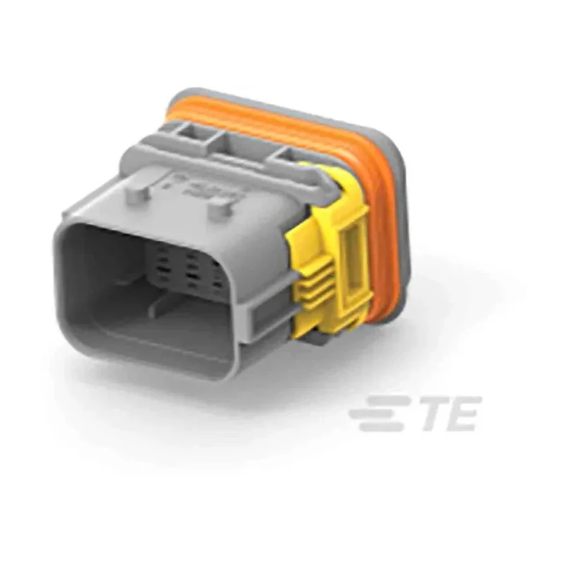 TE Connectivity LEAVYSEAL Automotive Connector Male Grey Cable 22 Way Crimp Termination 2-1823449-1