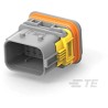 TE Connectivity LEAVYSEAL Automotive Connector Male Grey Cable 22 Way Crimp Termination 2-1823449-1