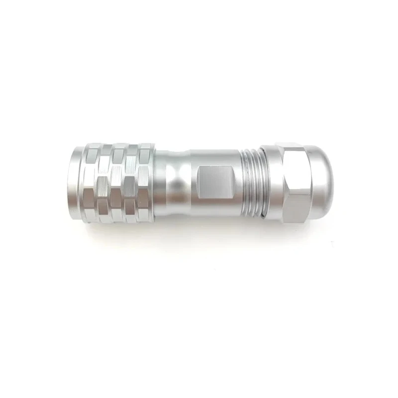 RS PRO Circular Connector 4 Contacts Cable Plug Male IP67 SF10 Series 125V 3A Chrome Plated Brass 206-5004