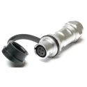 RS PRO SF10 Circular Connector 206-5017, 4 Contacts, Female Socket, Cable Mount, IP67, 125V, 3A