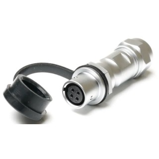 RS PRO SF10 Circular Connector 206-5017, 4 Contacts, Female Socket, Cable Mount, IP67, 125V, 3A