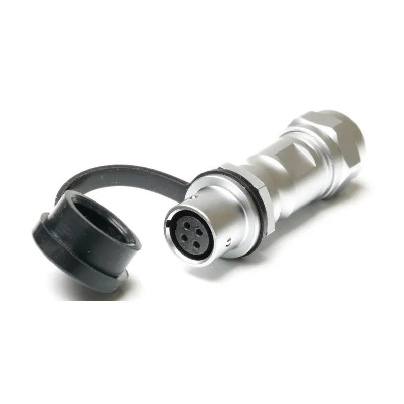 RS PRO SF10 Circular Connector 206-5017, 4 Contacts, Female Socket, Cable Mount, IP67, 125V, 3A