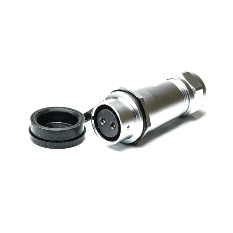 RS PRO Circular Connector Cable Socket, Female, 2 Contacts, M20, 25A, 500V, IP67, Chrome Plated Brass, SF20 Series 206-5152