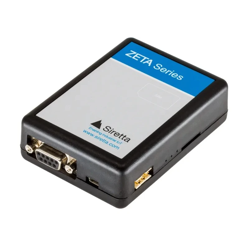 Siretta RS232, RJ12, GPIO 4G/3G/2G Modem Starter Kit 150Mbps, 5–42V DC, Compact, ZETA-NEP-LTE4 (EU) STARTER KIT