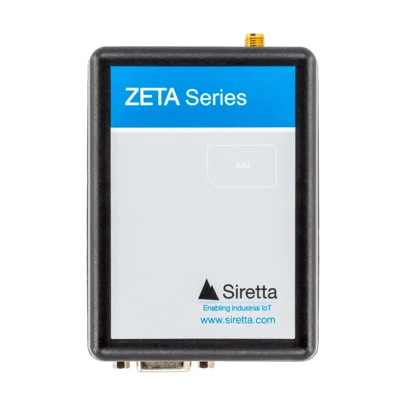Siretta RS232, RJ12, GPIO 4G/3G/2G Modem Starter Kit 150Mbps, 5–42V DC, Compact, ZETA-NEP-LTE4 (EU) STARTER KIT
