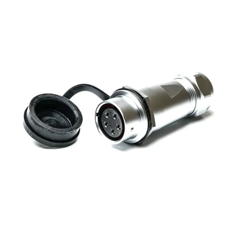 RS PRO Circular Connector 5 Contacts, Cable Mount, M20, IP67, Socket, Female, 10A, 500V, Solder, Chrome Plated 206-5158