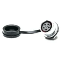 RS PRO Circular Connector 5 Contacts Socket Female M20 IP67 SF20 Series 500V 10A Chrome-Plated Brass 206-5179