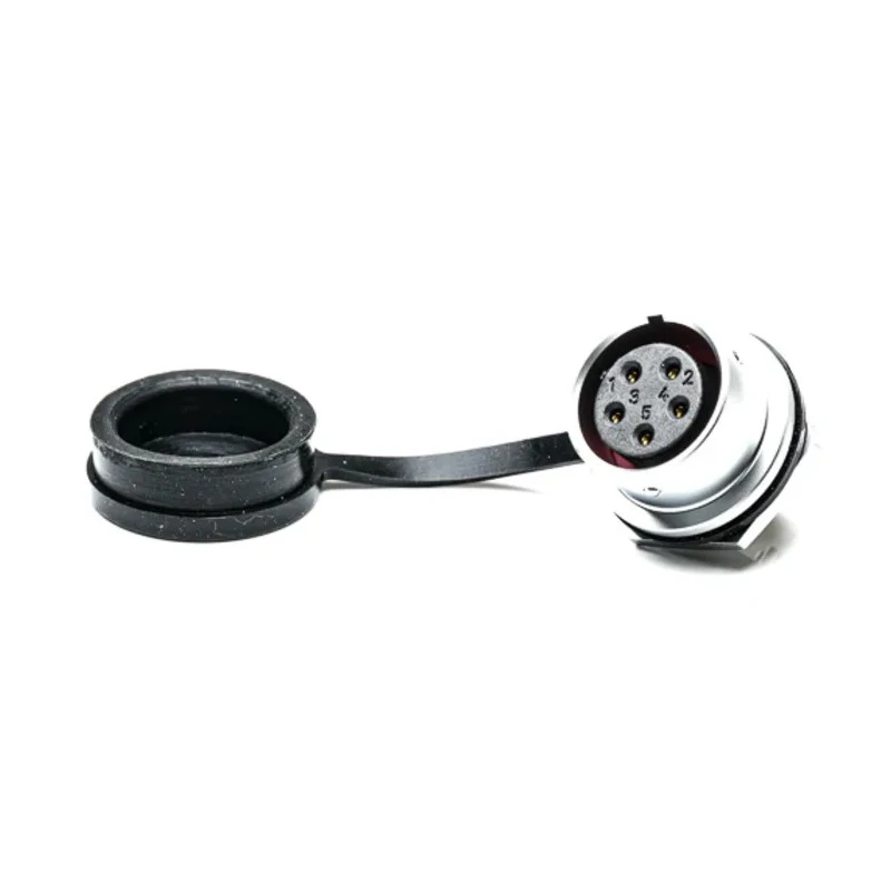RS PRO Circular Connector 5 Contacts Socket Female M20 IP67 SF20 Series 500V 10A Chrome-Plated Brass 206-5179