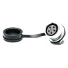 RS PRO Circular Connector 5 Contacts Socket Female M20 IP67 SF20 Series 500V 10A Chrome-Plated Brass 206-5179