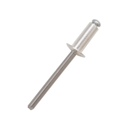 RS PRO Aluminium Blind Rivet, Dome Head, 2.4 mm Diameter, 4 mm Length, Steel Mandrel, DIN 7337 206-5331