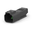 TE Connectivity DT Series 2 Way Fibreglass Reinforced Polybutylene Terephthalate Female Housing for Male 2327042-2