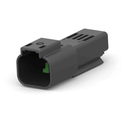 TE Connectivity DT Series 2 Way Fibreglass Reinforced Polybutylene Terephthalate Female Housing for Male 2327042-2