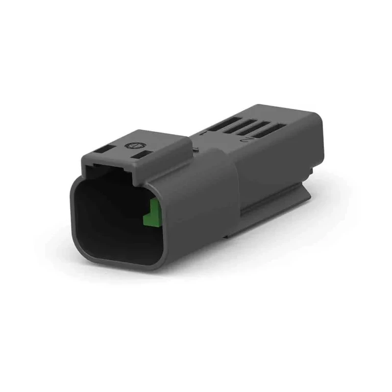 TE Connectivity DT Series 2 Way Fibreglass Reinforced Polybutylene Terephthalate Female Housing for Male 2327042-2
