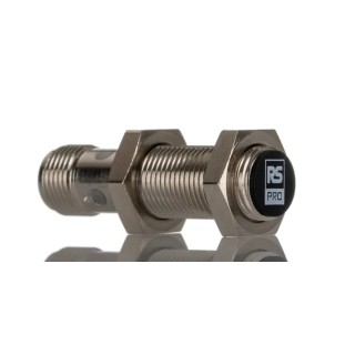 Telemecanique Sensors Threaded Barrel Inductive Proximity Sensor M12 x 1, PNP, 30V DC, 4 mm Sensing, IP68, Nickel 206-6155
