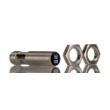 Telemecanique Sensors Threaded Barrel Inductive Proximity Sensor M12 x 1, PNP, 30V DC, 4 mm Sensing, IP68, Nickel 206-6155