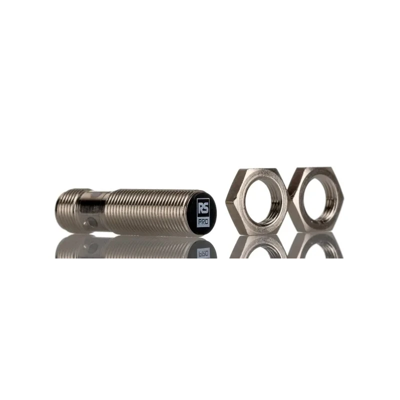 Telemecanique Sensors Threaded Barrel Inductive Proximity Sensor M12 x 1, PNP, 30V DC, 4 mm Sensing, IP68, Nickel 206-6155