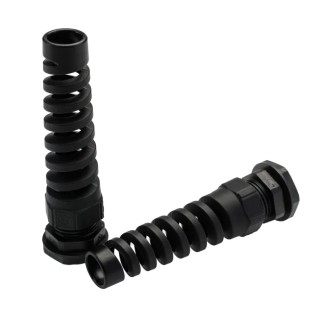 Lapp SKINTOP Series 25 Cable Gland, PG16, Kit 1 Pc, Polyamide, 9-14mm, IP68, -20°C to +100°C 53015840+53015240