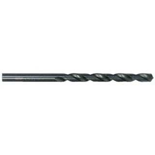 Dormer High Speed Steel Long Series Twist Drill, 195mm Overall Length, Helical Flutes, Bright Finish, Cylindrical A11011.0