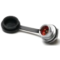 RS PRO Circular Connector, 3 Contacts, Front Socket, Male, IP67, Chrome Plated Brass, 5A, 125V, SF8B Series 207-0588