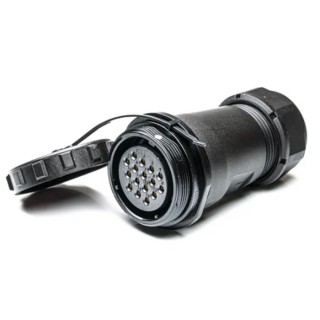 RS PRO Circular Connector 16 Contacts Female Cable Socket IP68 10A 500V SP29 Series 207-0736