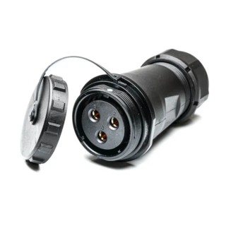 RS PRO SP29 Series Circular Connector 3 Contacts, Female Cable Socket, IP68, 50A, 500V, 207-0743