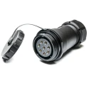 RS PRO Circular Connector 8 Contacts Cable Socket Female IP68 SP29 Series 500V 10A Nylon Polycarbonate 207-0750