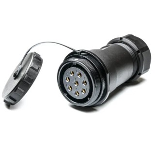 RS PRO Circular Connector 8 Contacts Cable Socket Female IP68 SP29 Series 500V 10A Nylon Polycarbonate 207-0750