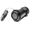 RS PRO Circular Connector 8 Contacts Cable Socket Female IP68 SP29 Series 500V 10A Nylon Polycarbonate 207-0750