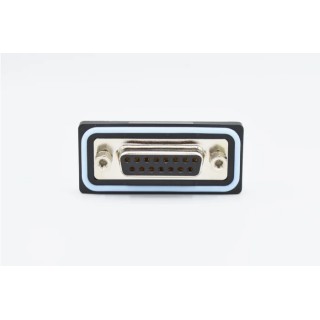 Norcomp SDF 15-Way Right Angle Surface Mount D-Sub Connector, 2.74 mm Pitch, 1000V, 5A, Female, Board Lock SDF-R15-213L461