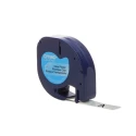 Dymo Black on Clear Label Printer Tape, 12 mm Width, 4 m Length, Compatible with LetraTag LT100H LT100T S0721530