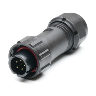 RS PRO Circular Connector, 5 Contacts, Cable Plug, Male, IP67, SY13 Series 180V 5A 207-2252